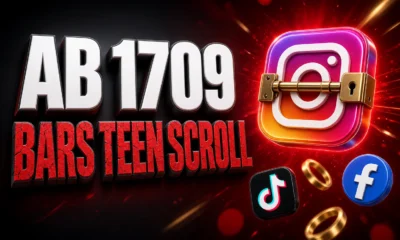 California AB 1709 bars teen Instagram TikTok feeds