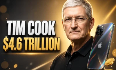 Tim Cook $4.6 trillion Apple iPhone revenue handover