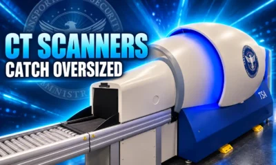 TSA CT scanner smaller carry-on tunnel opening