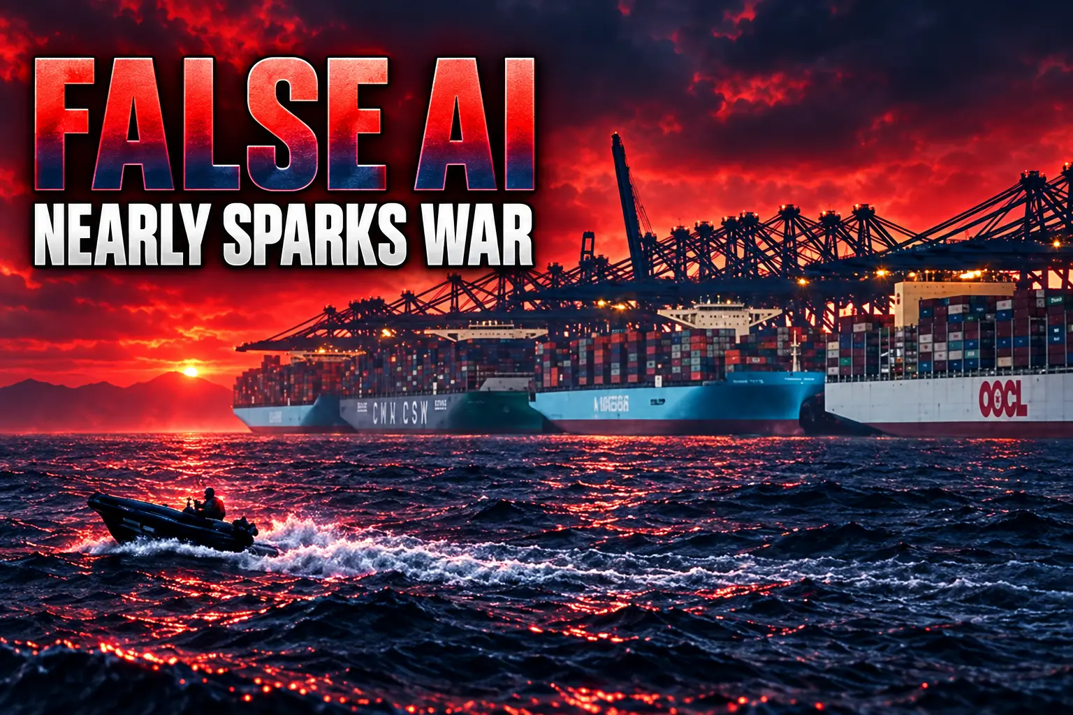US military AI chatbot false Chinese ship nuclear report