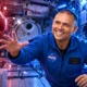 Anil Menon floats a football on the ISS