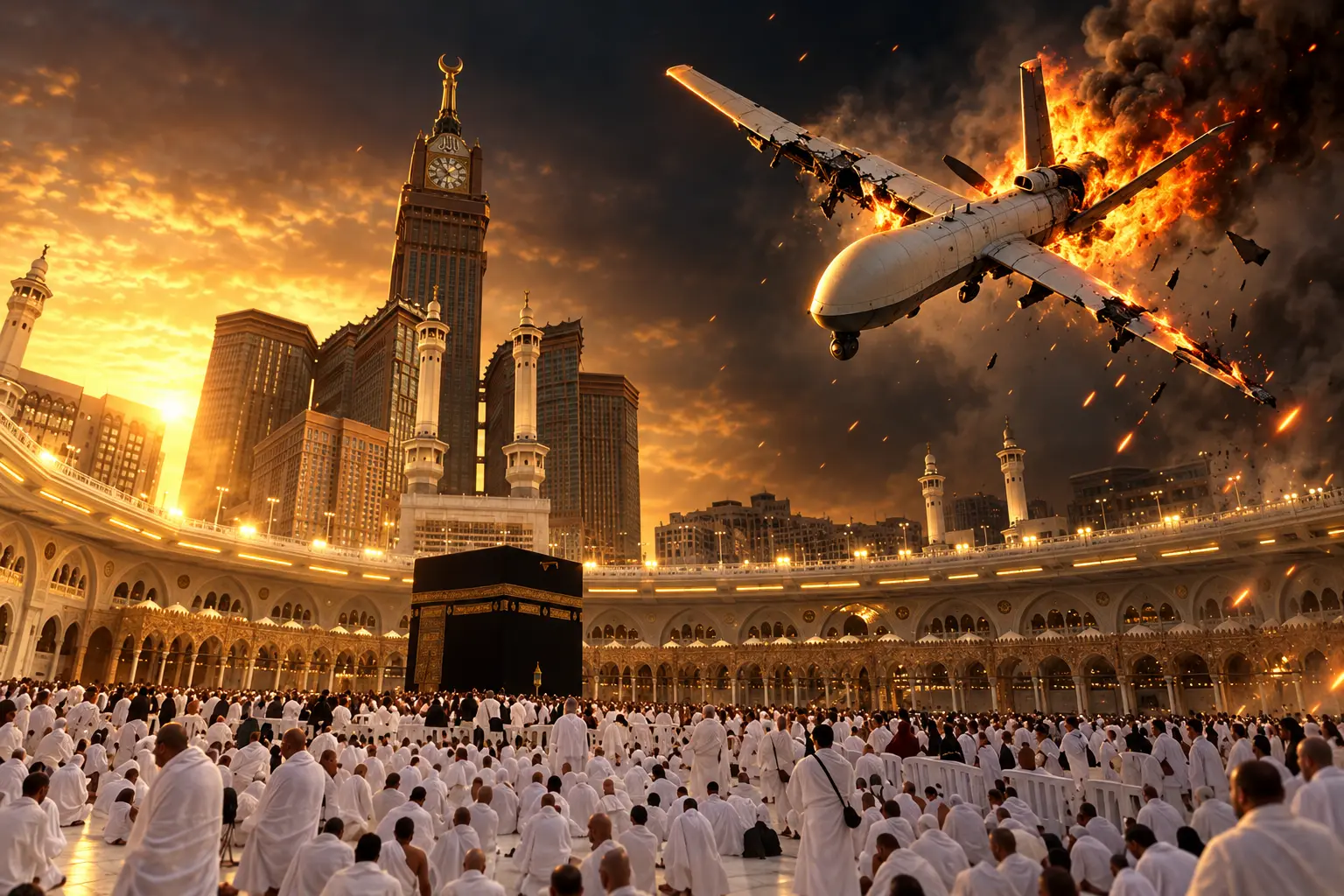 Houthi drone intercepted south of Mecca Saudi air defenses