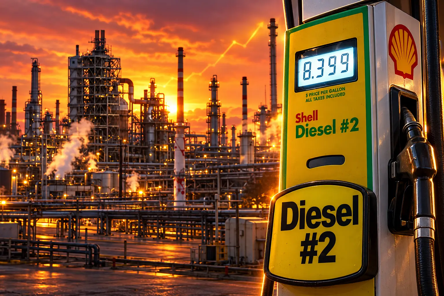 US diesel price record $6.23 gallon September 2026