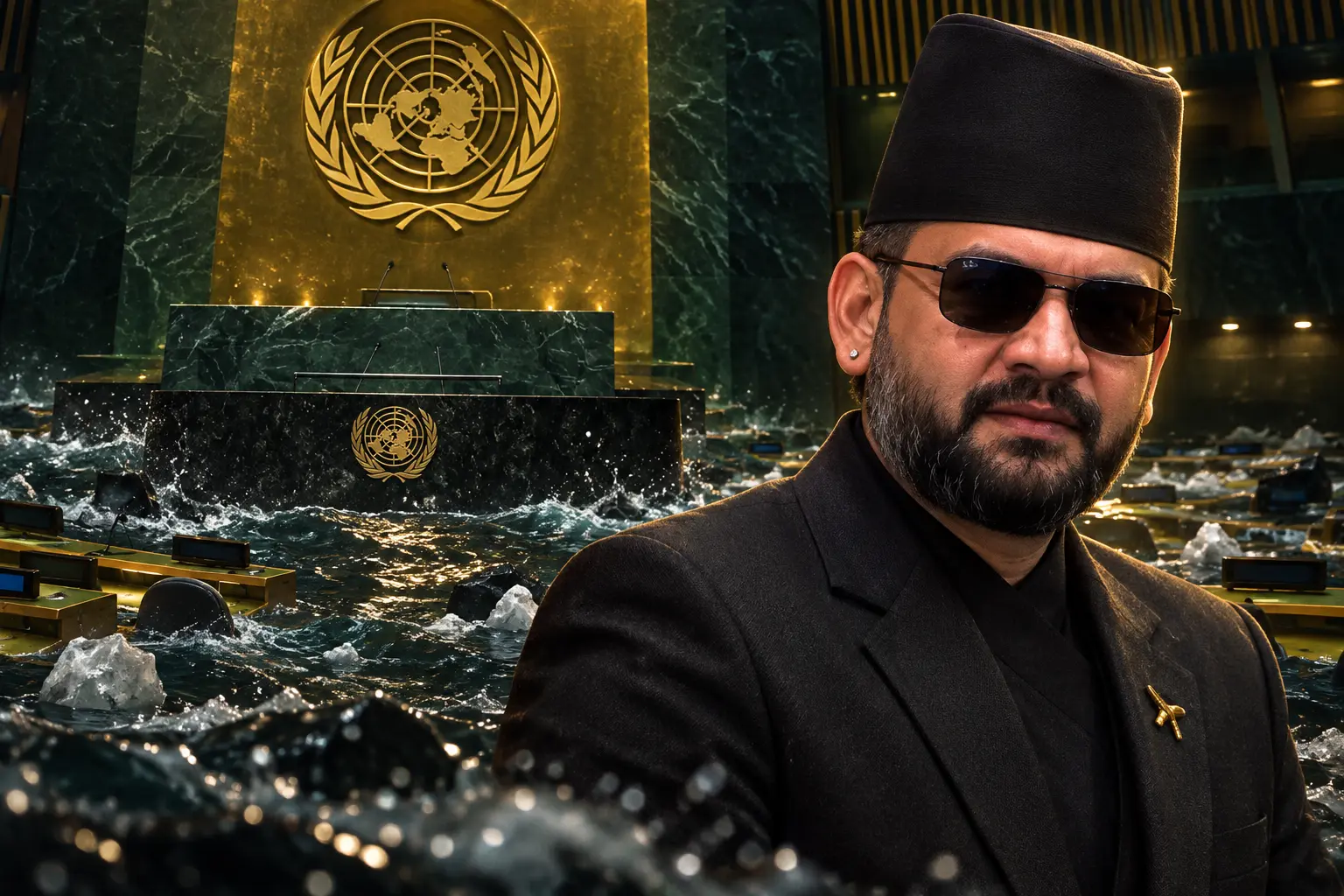 Balendra Shah UN warning August Nepal flood 1400 dead