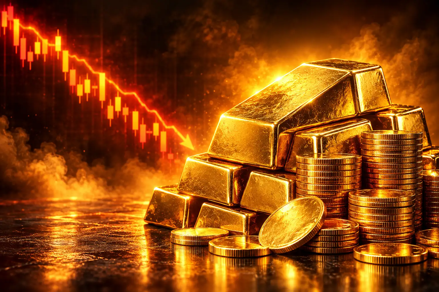 Gold falls 2.78% after Hormuz offer rejected
