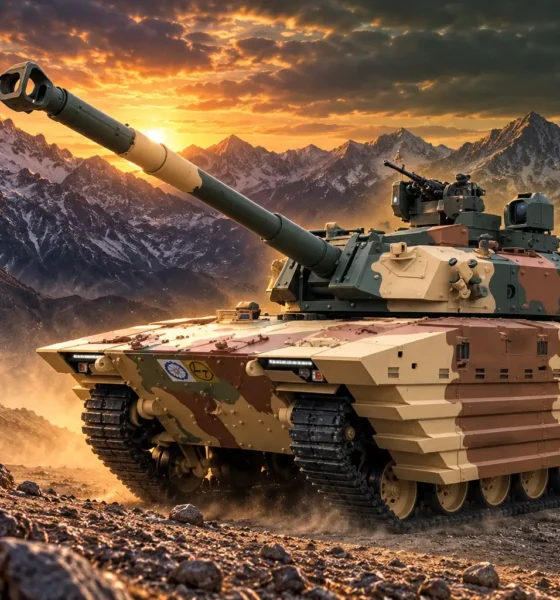India fields 18 thinner Zorawar light tanks