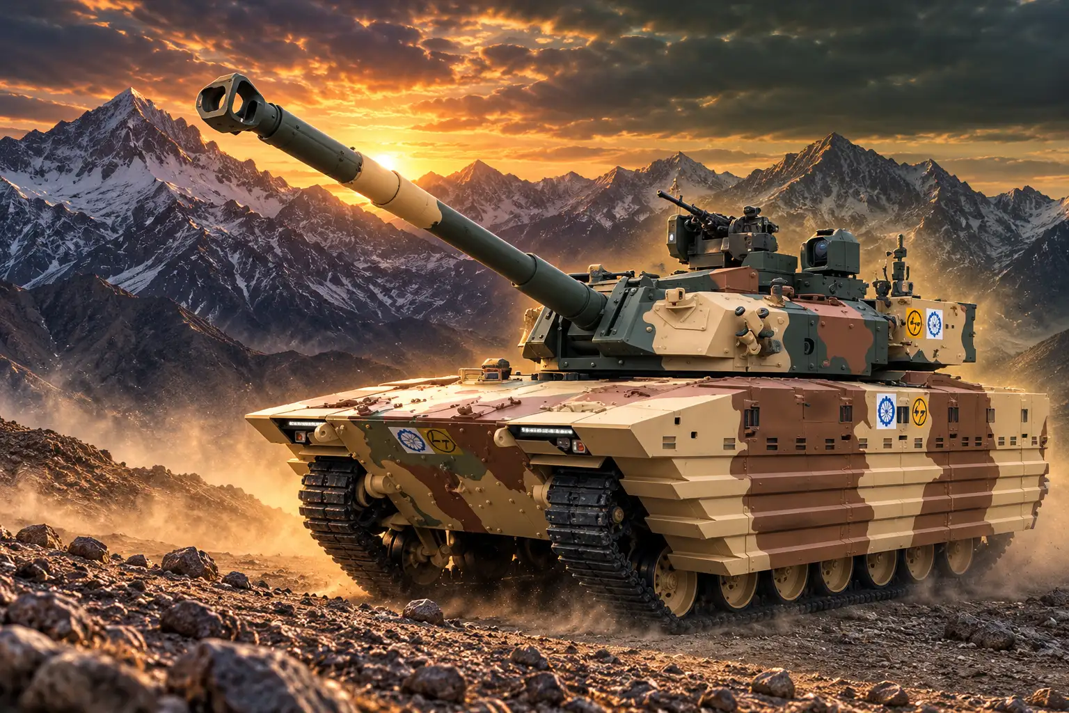 India fields 18 thinner Zorawar light tanks