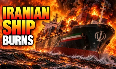 Iranian container ship struck near Hengam Island Hormuz
