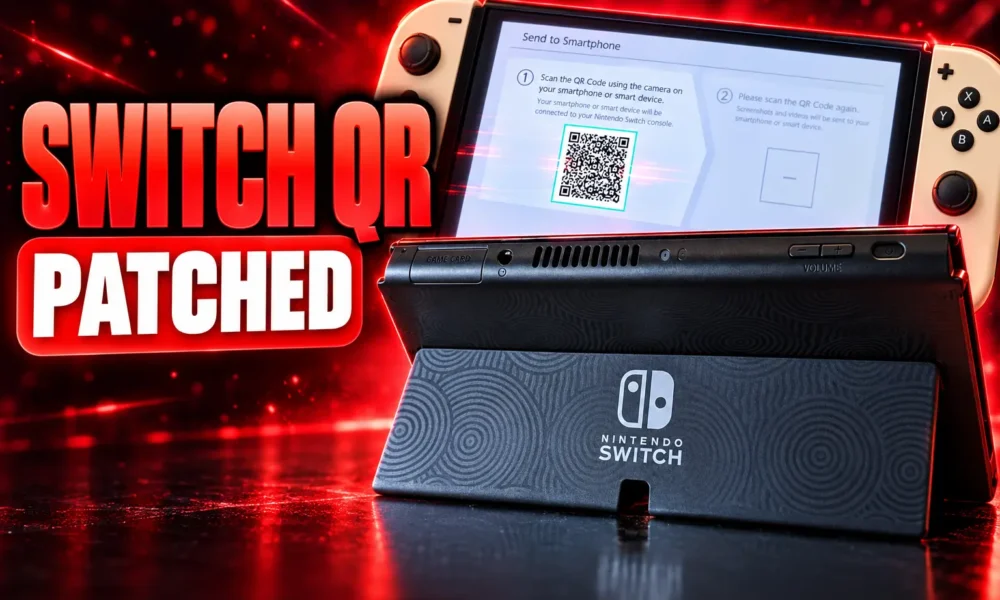 Nintendo Switch QR code vulnerability firmware 23.0.0 patch