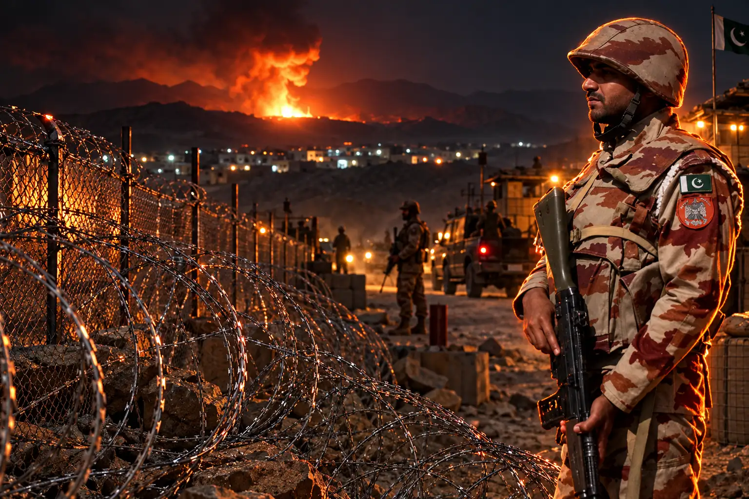 Pakistan Gulistan border firefight Taliban fighters killed
