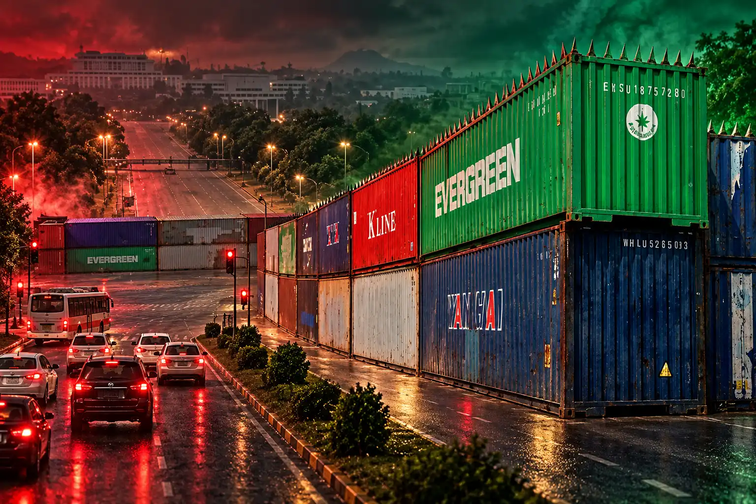 PTI delay Islamabad sealed 2000 containers October 4