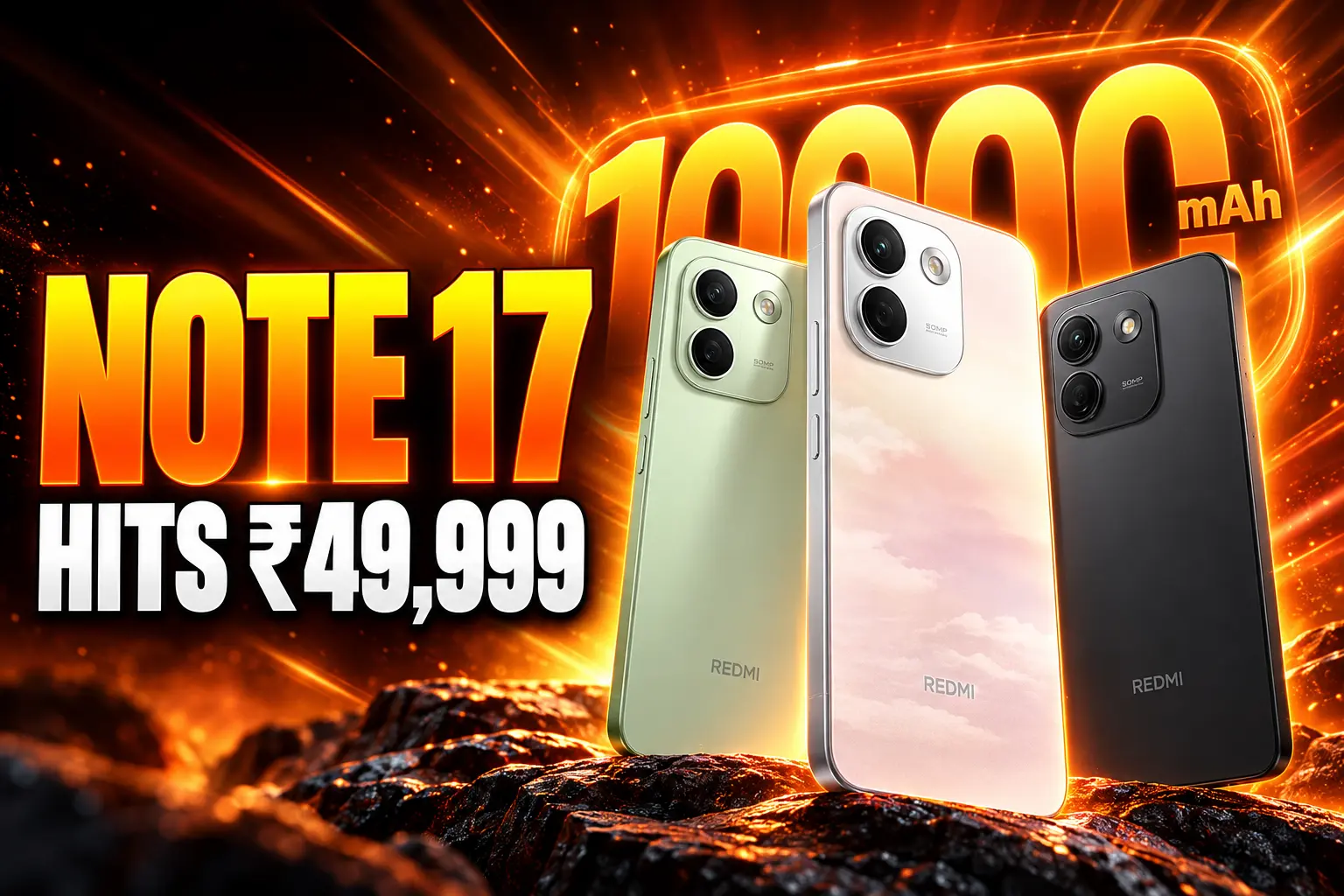 Redmi Note 17 Pro Max 10000mAh India launch price
