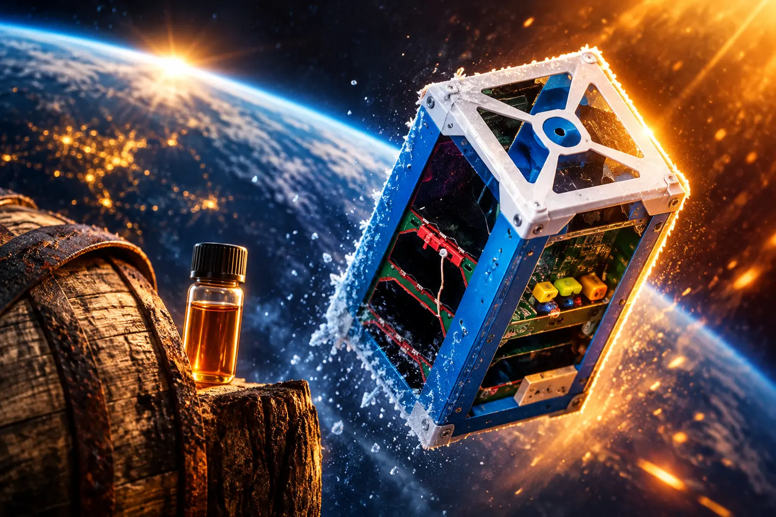 Space Puffin CubeSat whisky orbit five years