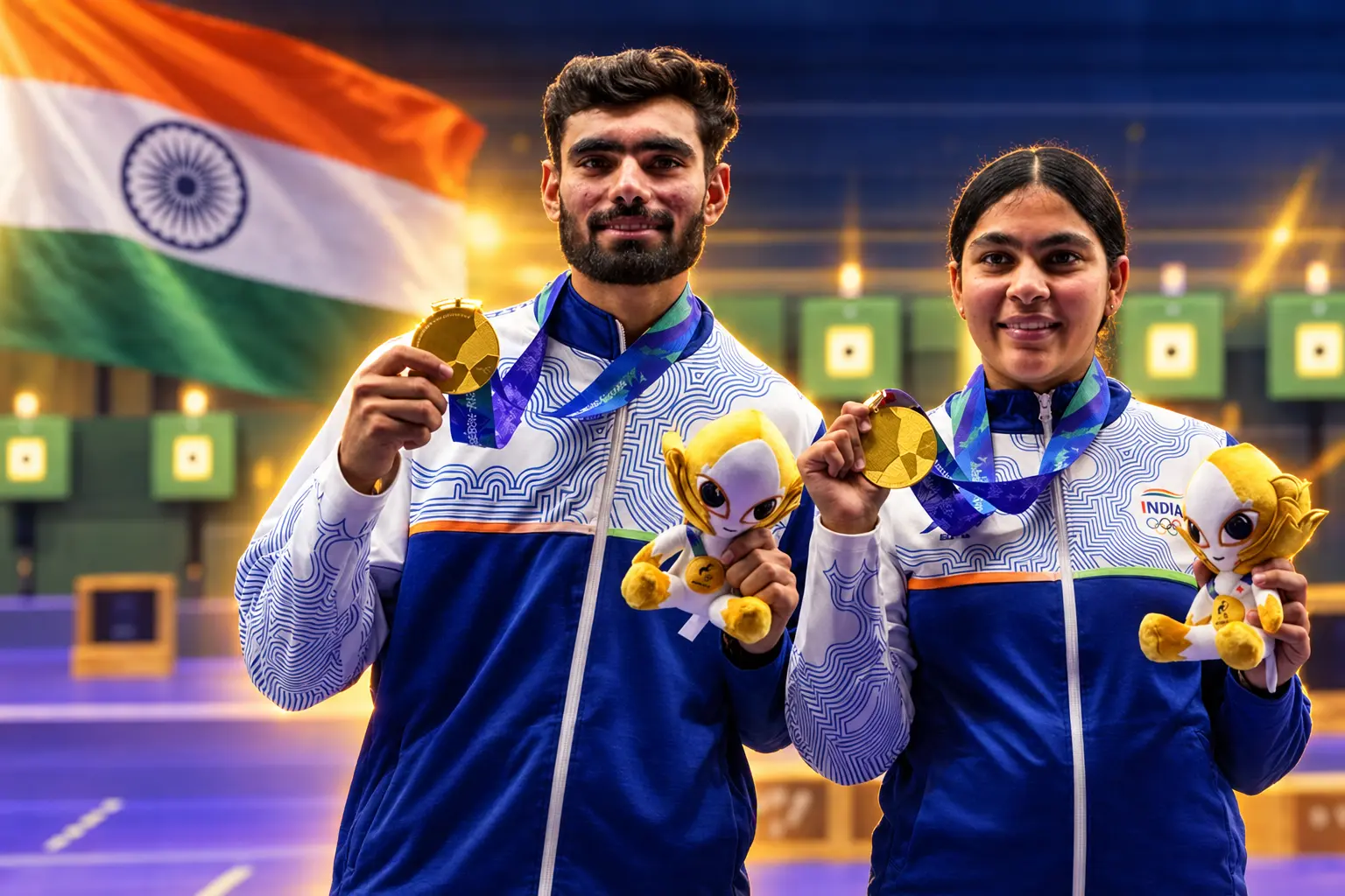 Suruchi Singh Kamaljeet India mixed pistol gold 484.6